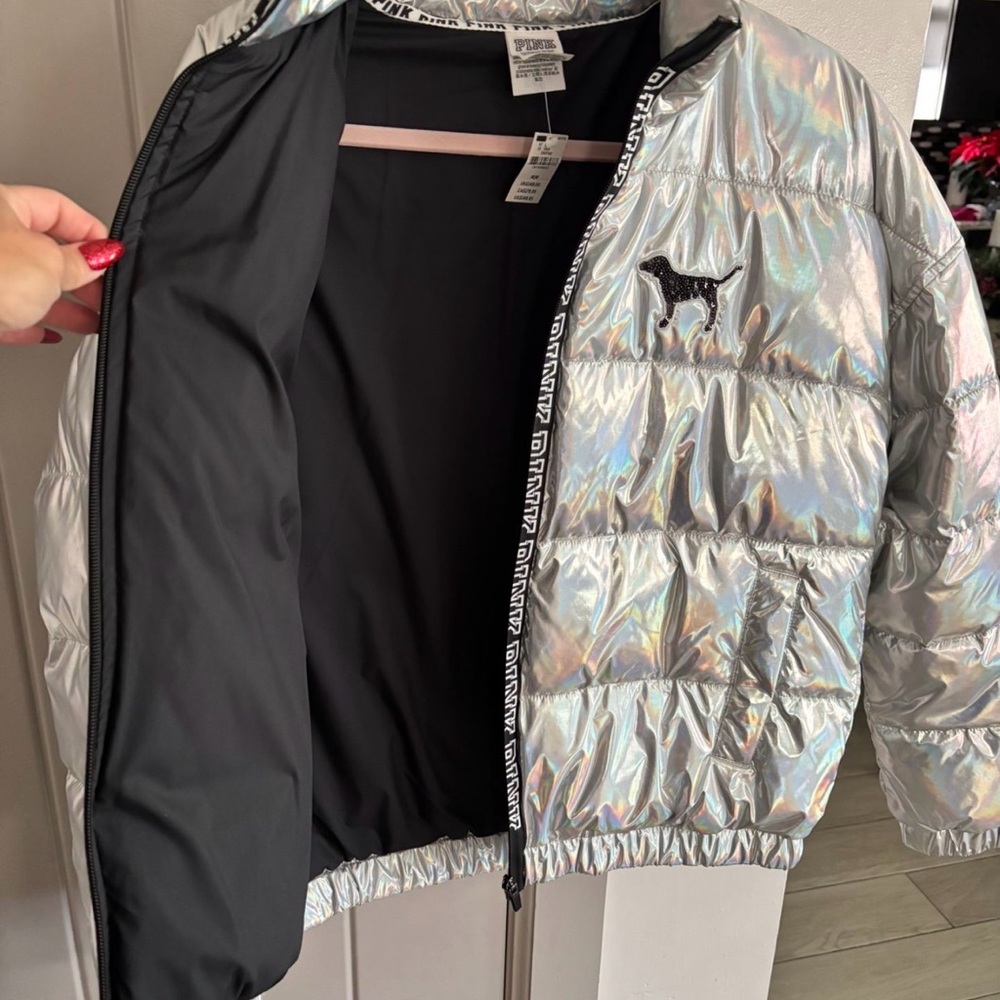 Shiny Puffer Jacket - Picture 4 of 5